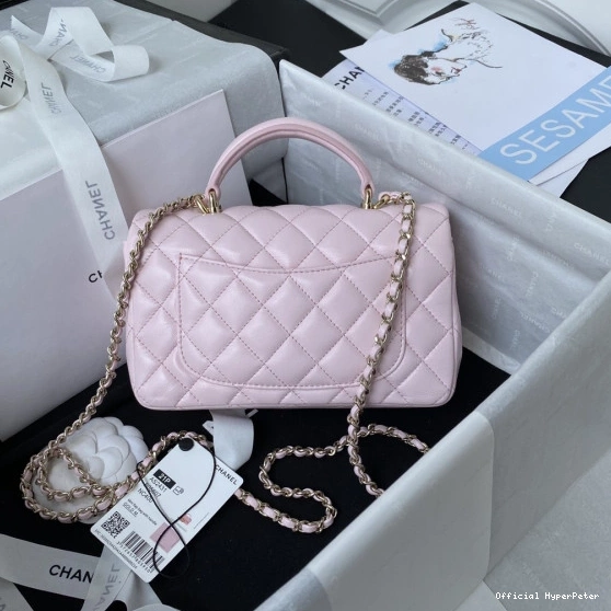 Hyper Peter WITH FLAP CHANEL TOP HANDLE-20*12*6cm BAG 0816